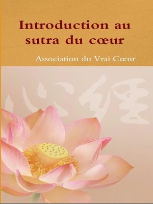 cover image of Introduction au sutra du cœur